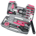 40pcs Cute Pink CR-V Household Hand Tool Set Women's Home Repair Ladies Tool Kit OEM Customizable Includes Tools and Hardware