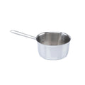 Eco-friendly Italian 14 cm Conical Casserole Stainless Steel AISI 304 18/10 1 Ply Gas Induction Ready Wired Handle Classic Set
