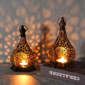 Rustic Metal Candle Holder Beautiful Vintage Moroccan Design Home Prayer Rooms Christmas Decor Tealight Lantern Religious Decor