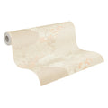 Made in Germany - Wallpaper rolls Forest Beige Cream Pink - Non Woven Vinyl - Wallpaper Floral for Walls - 1005 x 053 m