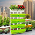 Vertical Green Wall Modern Plastic Hanging Planter Irrigation System for Restaurants Hotels Stylish Durable Lightweight Garden