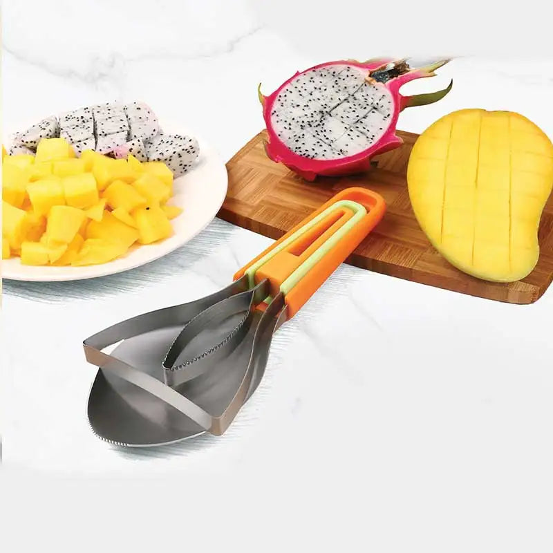 New Design Restaurant Salad Mango Manual Dicer Multi Chopper Hack Vegetable Fun Shape Fruit Cutter Slicer