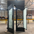 Custom Wrought Iron Front Entry Doors Crafted for Beauty Strength and Long-Lasting Outdoor Performance