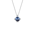 Fashion Jewelry 925 Sterling Silver Custom Gold Plated Crystal Gemstone Pendant Women Necklace Wholesale Silver 925