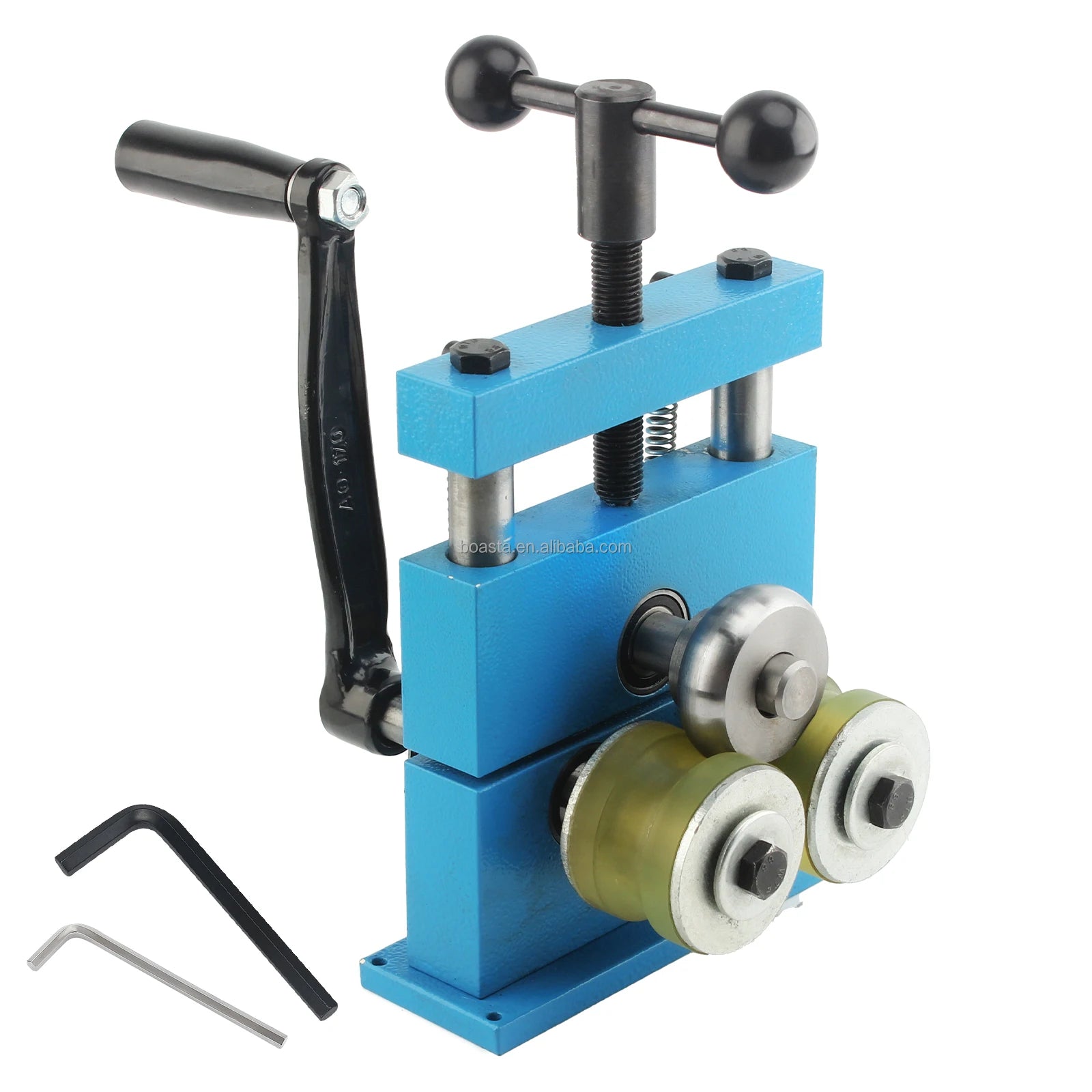 Boasta Jewelry Convex Bracelet Bending Machine Manual Round Bangle Shaper Tool Adjustable Rolling Press for Making Curved Bangle