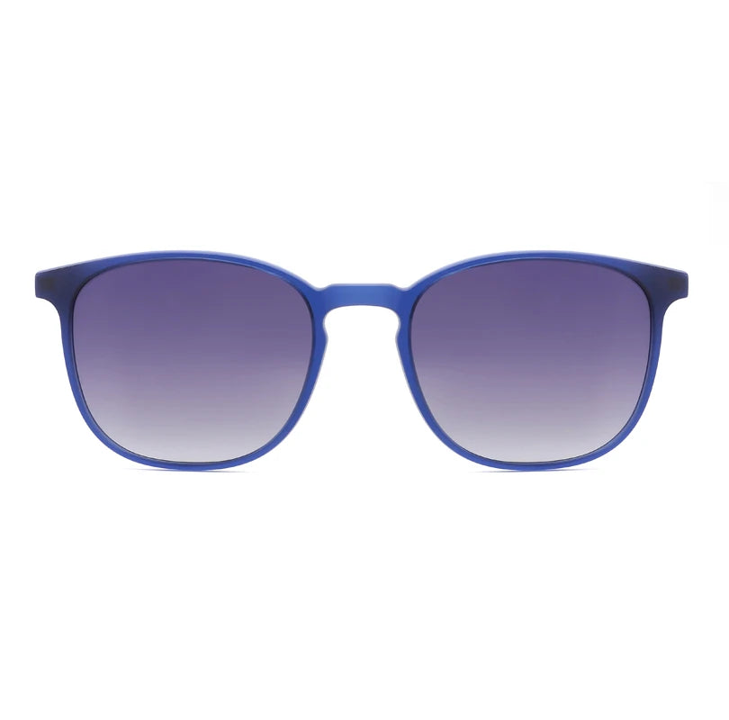 FEROCE ECO Bio TR TAC Polarized Solid Square Full-Rim Optical Sunglasses for Unisex Adults Luxury Clip-On Shades