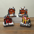 Christmas Luminous Small House  Led with Light House Novelty Gifts Christmas Decoration Gift Resin Crafts
