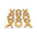 X O Shape Classic Adults Family Board Outdoor Table Games Games Strategy Acrylic Tic Tac Toe 4 in a Row Game