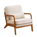Space Saving Foldable Recliner Massage Chair Modern Wood Leather Leisure Lounge Chair Professional Factory Supply