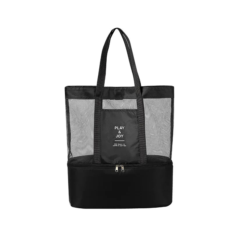 Travel Wet/Dry Separation Handheld Mesh Waterproof Large Capacity Summer Multi-function Fashion Women's Shower Storage Bag