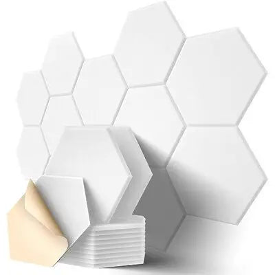High Density Indoor for Decorate Self Adhesive Hexagon Board PET Polyester Fiber Hexagon Acoustic Panels for Wall