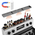 LifeTop Silicone Stove Top Shelf 30 Inch Silicone Material Magnetic Shelf for StoveKitchen Spice Rack Organizer