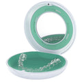 White Dental Retainer Box With Rotary Vent Hole Fashion Design Retainer Case With Silicone Liner China Supplier Retainer Case