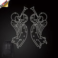 Trending Products 2024 Girls Play Trumpet Iron on T Shirt Design Bling Rhinestone Heat Transfer De