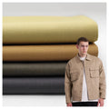 A2188 270gsm Khaki Chino 100%Cotton Twill Fabric Man Jacket Shirt Cotton Bengaline Fabric for Clothing Textile