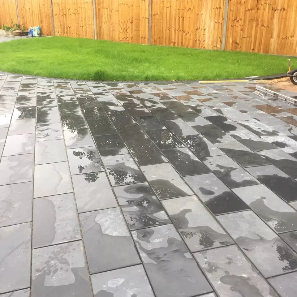 Natural Slate Courtyard Flooring Outdoor Patio Pavers Durable Eco-Friendly Modern Design for Hotel Garden Pathway Backyard