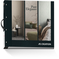 Germany Made Non Woven Wallpaper Sample Book 72 Items Pure Elegance Design Collection for Bedroom Gym Hospital Home Decor