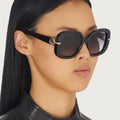 Logo Custom 2025 Vintage Colorful Big Frame Driving Sun Glasses UV400 Oversized Square Women Sunglasses