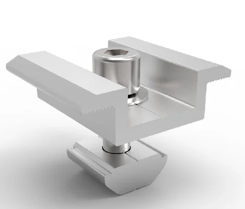Anodized Aluminum Mid Clamp for Solar Panel Mounting System