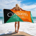 Hot Personalized Printing Promotion Beach Towel Microfiber Gym Towel Sand Free Towel