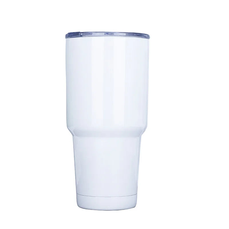 30oz BPA-Free Coffee Travel Mug DIY Stainless Steel Tumbler with Hot Powder Coated Insulated Sublimation Blank Heat Press Ready