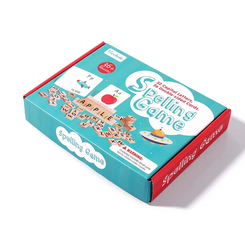Montessori Early Education Educational Letter Cards Word Spelling Game Educational Children's Toys