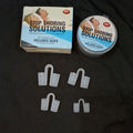 Silicone Anti Snoring Nose Clip | Nasal Dilator Sleep Aid for Snore Relief | Mini Reusable Breathing Device