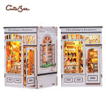 CuteBee Hot Sale BJAA204 3d Book Nook 3d Wooden Puzzle Miniature House Kit Book Nook 3d Puzzle Diy Craft Kit Diy Book Nook Kit