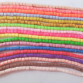Hot Selling 6mm Flat Circular Polymer Clay Beads DIY Ceramic Jewelry for Earrings Necklaces Bracelets Loose Beads Wholesale