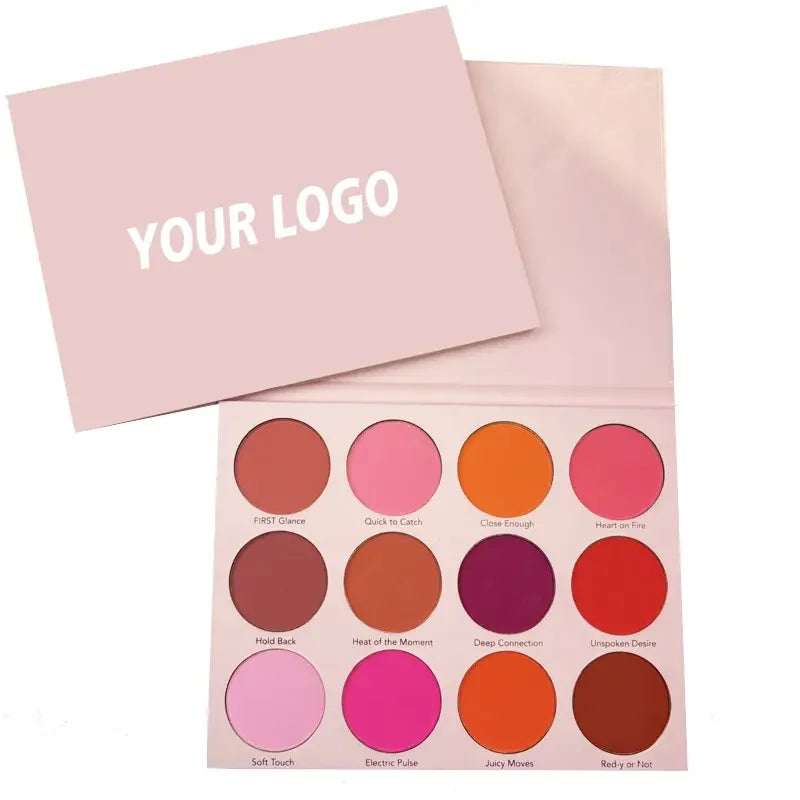 Private Label Vegan Cruelty Free Blusher Custom Face Cheek Makeup Powder Blush MegaBDM