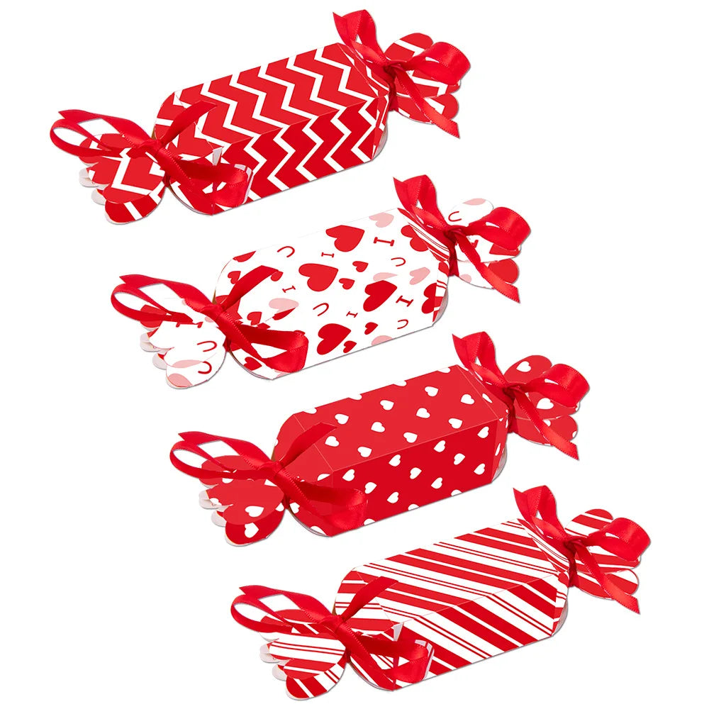 JUXINDA New Valentine's Day Decorations Candy Gift Snack Packaging Boxes Party Supplies