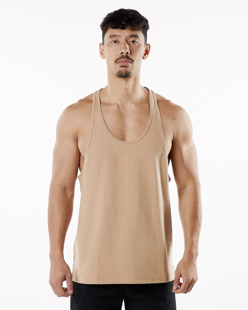 Wholesale Custom Logo Sportswear Stringer Blank Workout Plus Size Men's Gym Workout Cotton Vest