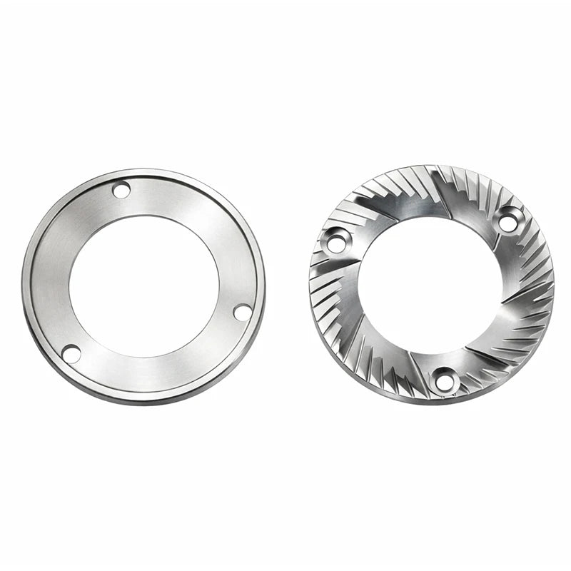 Custom Coffee Grinder Parts 54mm Stainless Steel Grinding Burrs Coffee Machine Grinder Flat Burr Set Replacement for Ditting