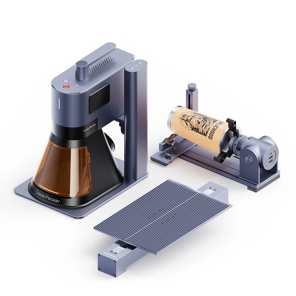 For LP5 Deluxe Dual-Laser Engraving Machine Multi-Material Leather Wood Glass Stone Suitable DIY Gift Electronics Tool