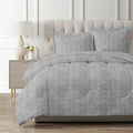 Customized Grey Microfiber Polyester Home Textiles Printing Bedding Sets Comforter Set Supplier