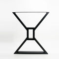 WF Eliwne Nogi Do Awki Modern Stainless Steel Cast Iron Furniture Frames Black Coffee Dining Table Legs for Kitchen Living Room