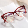 Fashion Optics Glasses Frame Women Flat Glasses Match Degrees Glasses Anti Blue Light Thick Edge Eyeglasses Frame High Quality