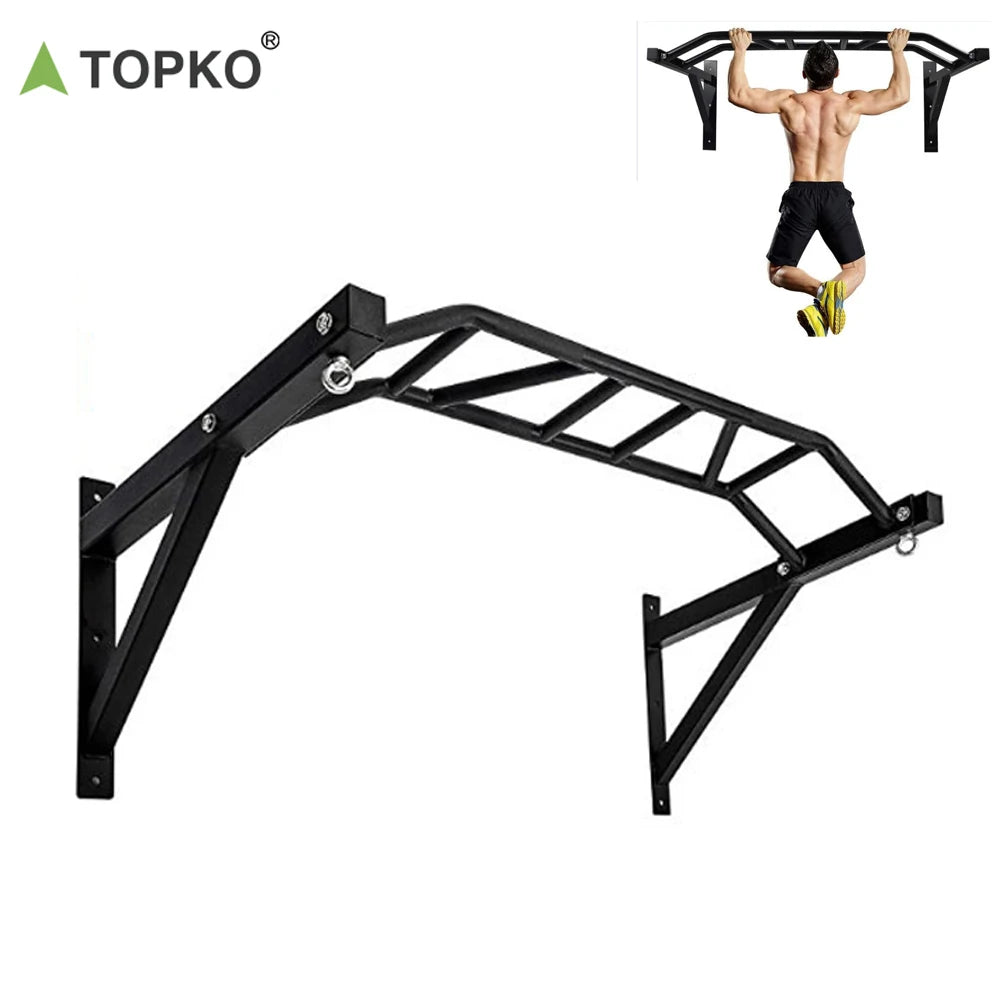 For Steel Exercise Fitness Gym Home Door Chin Pull Bar Indoor Multi-Functional Wall Mount Fitness Rack 200kg Capacity MegaBDM
