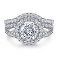 Jewelry Manufacturer Wholesale Fashion Jewelry 925 Sterling Silver Women Luxury Engagement Wedding Rings Finger Ring for Women MegaBDM