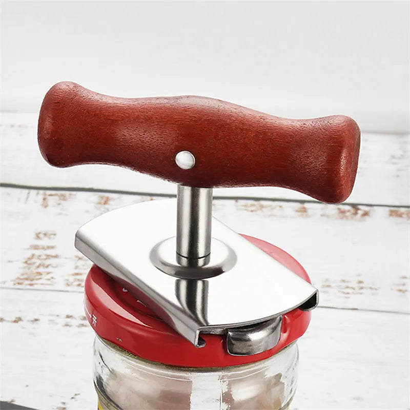Classic 2024 Promotional Beer Bottle Custom Heavy Duty Multifunction Tools Soda Stainless Wooden Handle Can Opener Manual
