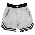 Custom Men's Plus Size 100% Polyester Mesh Breathable Mid Knitted Basketball Shorts High Quality Eco-Friendly Sublimation Logo