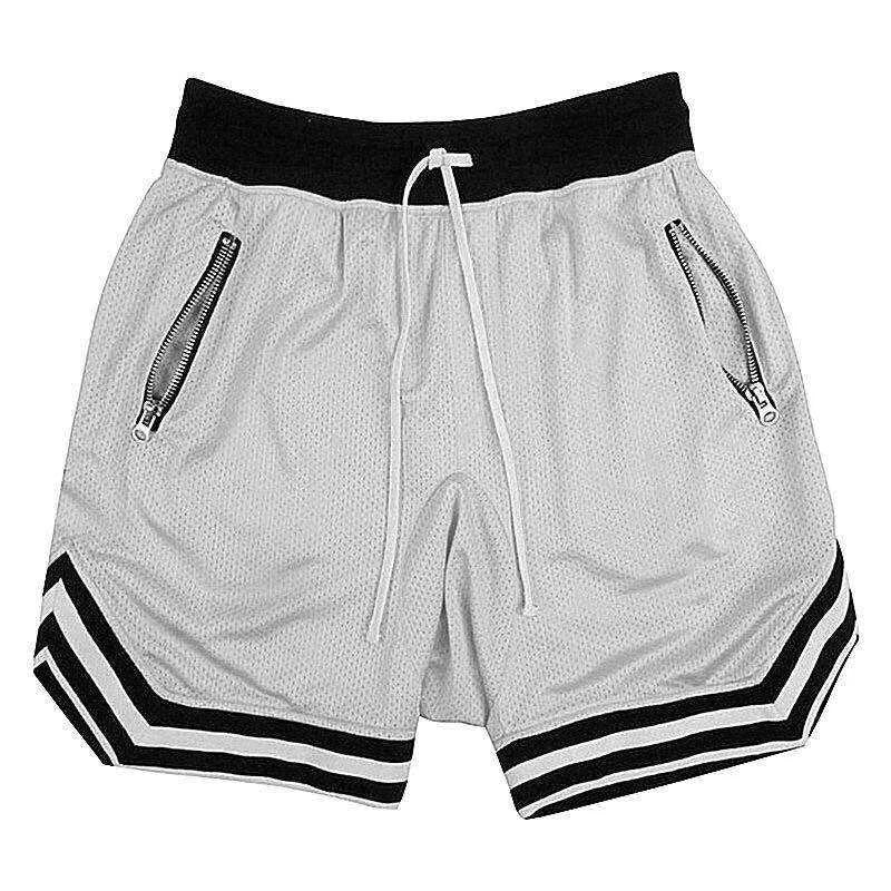 Custom Men's Plus Size 100% Polyester Mesh Breathable Mid Knitted Basketball Shorts High Quality Eco-Friendly Sublimation Logo