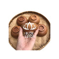 Best Seller Unique Coconut Wood Bowl for Rustic Kitchen Decor Sustainable and Durable Dining Tableware Cherish Blue Lotus