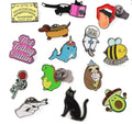 Cartoon Design Clothing Badge Customization Soft Enamel Lapel Pin Badge With Custom Design and Size Animal Flag Pins