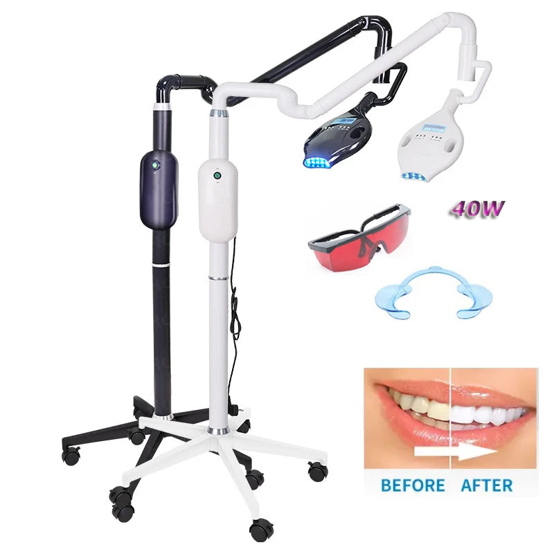 Teeth Whitening Lamp Black Wholesale Dental Cold Light Laser Teeth Whitening Machine for Salons MegaBDM