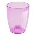 Coubi Orchid plastic orchid planter in transparent violet color 13.2 (length) x 13.2 (width) x 16 (height) cm