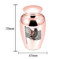 Titanium Dog Urn with Personalized Laser Engraving Premium Protective Carry Case and Leak Proof Seal