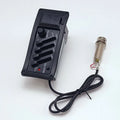Acoustic Guitar Pickup EQ-7545R Metal and Plastic Matte Finish Durable Four-Band Equalizer with Tone Control