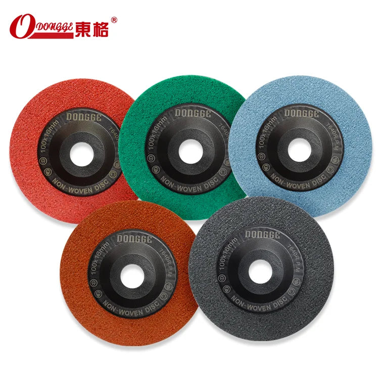 Disk Tidak Woven Professional Customized Service Non Woven Nylon Fiber Polishing Wheel for Kitchen Utensil