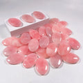 Hongzhuo Palm Stone Crystal Natural Rose Quartz Polished Healing Love Oval Pocket Stones for Anxiety Stress Relief Therapy